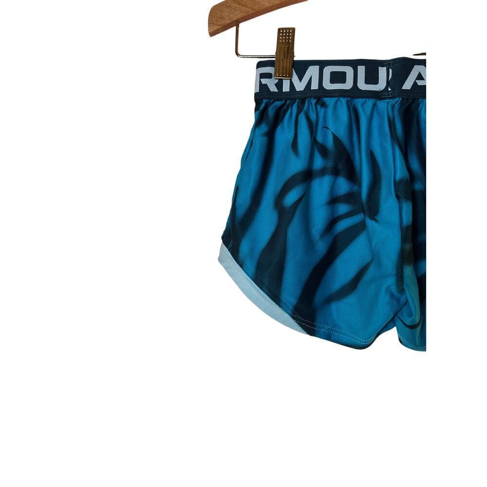 UNDER ARMOUR Girl’s Athletic Abstract Print Shorts / Size: YXS - Picture 7 of 8